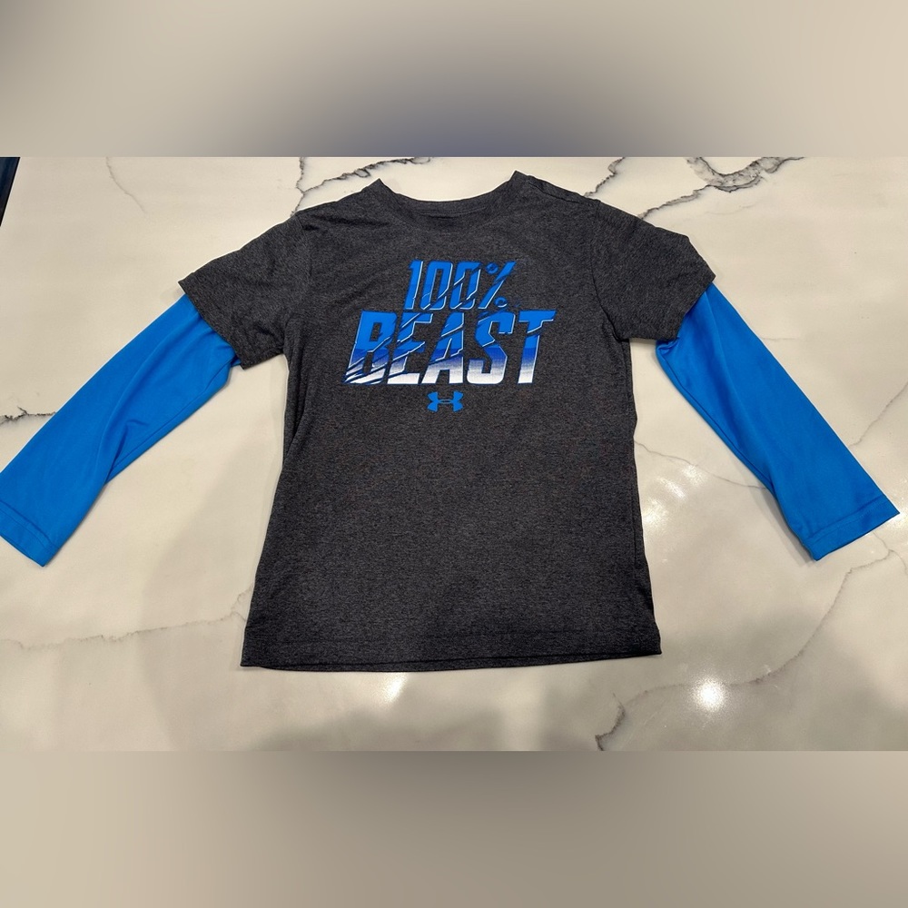 Under Armour long sleeve boys shirt size 6
